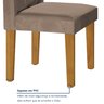 Conjunto Sala de Jantar Mesa Classic Tampo de Vidro 4 Cadeiras Vitória  - 12