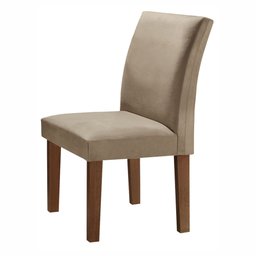 Conjunto Sala de Jantar Mesa Tampo de Vidro 6 Cadeiras Classic - 12 Conjunto Sala de Jantar Mesa Tampo de Vidro 6 Cadeiras Classic - 12