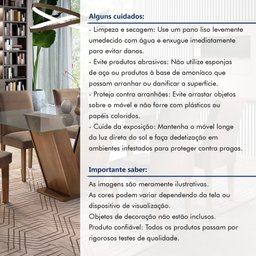 Conjunto Sala de Jantar Mesa Tampo de Vidro 6 Cadeiras Classic - 13 Conjunto Sala de Jantar Mesa Tampo de Vidro 6 Cadeiras Classic - 13