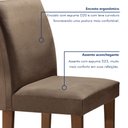 Ver imagem 6 de Conjunto Sala de Jantar Mesa Tampo de Vidro 6 Cadeiras Classic