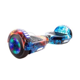 Hoverboard Overboard Infantil Skate Elétrico 6.5 Led + Bolsa Cor:ice And Fire;tamanho:único;gênero:u - 1