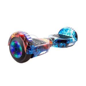 Hoverboard Overboard Infantil Skate Elétrico 6.5 Led + Bolsa Cor:ice And Fire;tamanho:único;gênero:u