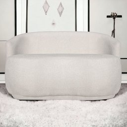 Sofá Orgânico 2 Lugares Bouclê Luxo Bege - 1