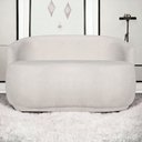 Ver imagem 1 de Sofá Orgânico 2 Lugares Bouclê Luxo Bege