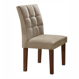 Conjunto Sala de Jantar Mesa Classic Tampo de Vidro 6 Cadeiras Vitória  - 12