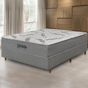 Ver imagem 2 de Cama Box + Colchão Casal Córdoba Molas Ensacadas Duo Face 138x188x70cm - Macio