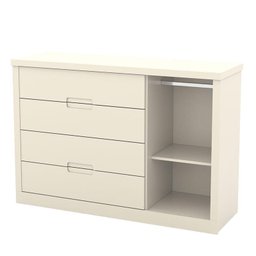 Quarto de Bebê Tutto New 4 Portas Off White - Matic - 5