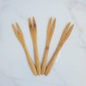 KIT GARFOS FRUTA BAMBU 4 PCS - 1