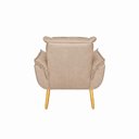 Ver imagem 6 de Kit 2 Poltronas Decorativa Estofada Sala Quarto Escritório Opala Madeira