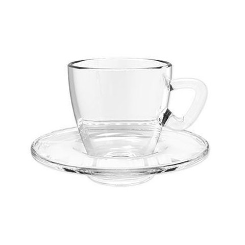 Jogo para Café 12 Peças em Vidro Coffee Time 90ml Dynasty