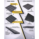 Ver imagem 5 de Kit 44 Peças Deck Modular Plástico 30x30 Quintal Piscina Box Cinza Frisado