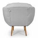 Ver imagem 6 de Kit 02 Poltronas Decorativa Marcela Boucle Cinza Dal Poz Estofados