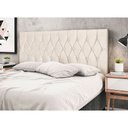 Ver imagem 3 de Cabeceira Ram 1500 Bege Estofada para Cama Box Solteiro 94cm Quarto Luxo