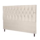 Ver imagem 1 de Cabeceira Ram 1500 Bege Estofada para Cama Box Solteiro 94cm Quarto Luxo