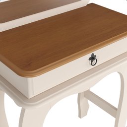 Penteadeira Baby com Banqueta Gaveta Estilo Colmeia - Pérola - 5