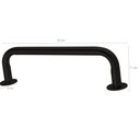 Ver imagem 2 de Suporte Tubo para Cabides Arara Cabideiro 73cm de Teto Closet Masutti Organizador Curvado Preto