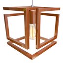 Ver imagem 5 de Kit 3 Pendente Infinity Poptem Cubo Aluminio Cobre Luminária Lustre 20cm Sala