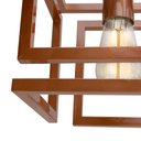 Ver mais imagens de Kit 3 Pendente Infinity Poptem Cubo Aluminio Cobre Luminária Lustre 20cm Sala