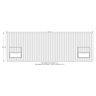 Cabeceira Ripado para Cama King Size Maracá Nature com 2 Mesa de Cabeceira Jatobá com Led Offwhite - - 6
