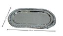 Ver imagem 4 de Bandeja Metal com Filete de Cristais 28cm