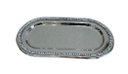 Ver imagem 3 de Bandeja Metal com Filete de Cristais 28cm