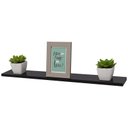 Ver imagem 1 de Kit 8 Prateleiras 50 x 10cm Preta Suporte Invisível