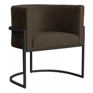 Poltrona Decorativa P/ Sala de Estar e Outros Ambientes Base de Metal