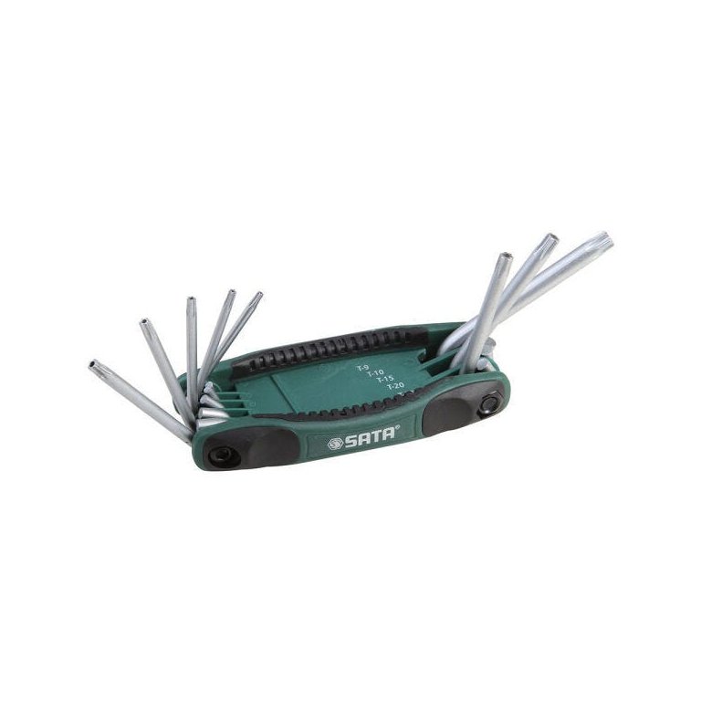 Jogo de Chave Torx T9 a T40 Sata 8 Peças ST09123SJ ST09123SJ
