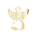 Ver imagem 1 de Porta Guardanapo Anjinho Espelhado Kit com 4 Peças 7cmx8cm - Cria Arte Laser Dourado