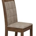 Ver mais imagens de Conjunto Sala de Jantar Mesa Vitória Tampo de Vidro 4 Cadeiras Rubi Cel Móveis