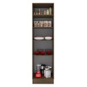 Ver imagem 3 de Paneleiro Madesa Agata 60 cm 3 Portas Rustic/Cinza Cor:Rustic/Cinza