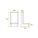 Ver imagem 6 de Cantoneira Reforçada Com Capa Branca 20 Peças