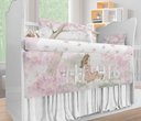 Ver imagem 3 de Kit Berço Enxoval de Bebê Jardim Encantado Menina Rosa - Kt572