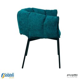 Cadeiras Joy Estofada em Tecido Várias Cores - Rivatti - 3