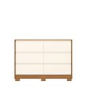 Ver imagem 4 de Cômoda para Quarto 6 Gavetas Ravenna Bege/Cinamomo/Off White