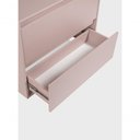 Ver imagem 4 de Gabinete para Banheiro Rosa Dubai 1 Porta 1 Gaveta MDF 80cm Rosa com Cuba e Espelho LED On Móveis