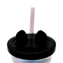 Copo De Plástico Com Canudo Panda - 3