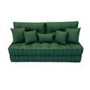 Ver imagem 1 de Futon Turco Duplo Verde 333 + Acessorios