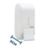 Saboneteira Líquida C/ Reservatório 400ml+ Dispenser Papel Toalha Compacto Urban - Branco - 10