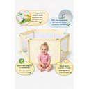 Ver imagem 3 de Chiqueirinho para Bebê Rister Baby Amarelo com Tela – Chiqueirinho Seguro, Dobrável e com Tapete