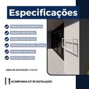 Ver imagem 7 de Lixeira de Parede Externa Retrátil Muro Residencial Cesto de Lixo Grande de Rua em Aço Branco