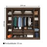 Guarda-Roupa Veneza 6 Portas Tcil Móveis - 4