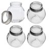 Jogo Mini Potes Tempero Vidro Tampa Visor 200ml 4 un Lyor - 1