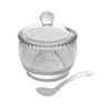 Açucareiro de Cristal C/Colher Pearl Bolinha Transparente Wolff - 3