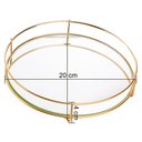 Ver imagem 4 de Bandeja Hara Fence Golden Redonda 20cm