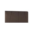 Cabeceira para Cama Box Gênova Solteiro 0,90cm Linho Marrom - Fdecor - 2