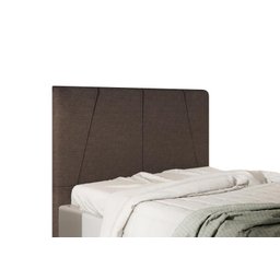 Cabeceira para Cama Box Gênova Solteiro 0,90cm Linho Marrom - Fdecor - 1