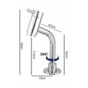 Ver imagem 3 de Torneira Lavatório Banheiro Mesa Bica Móvel Luxo Metal 1/4V