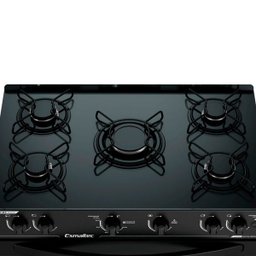 Fogão 5 Bocas Caribe Glass Mesa de Vidro Esmaltec - 4 Fogão 5 Bocas Caribe Glass Mesa de Vidro Esmaltec - 4