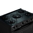 Ver imagem 2 de Fogão 5 Bocas Caribe Glass Mesa de Vidro Esmaltec